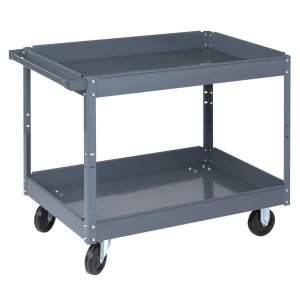 Wesco 2 Tray Steel Service Cart